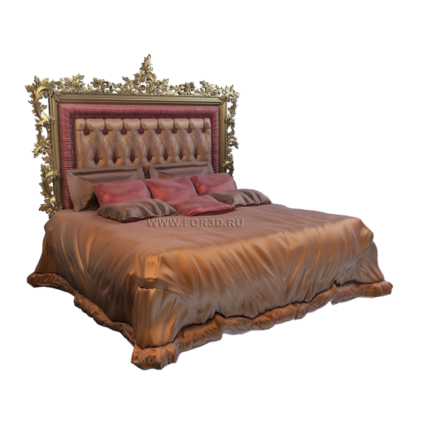 Кровать деревянная №1