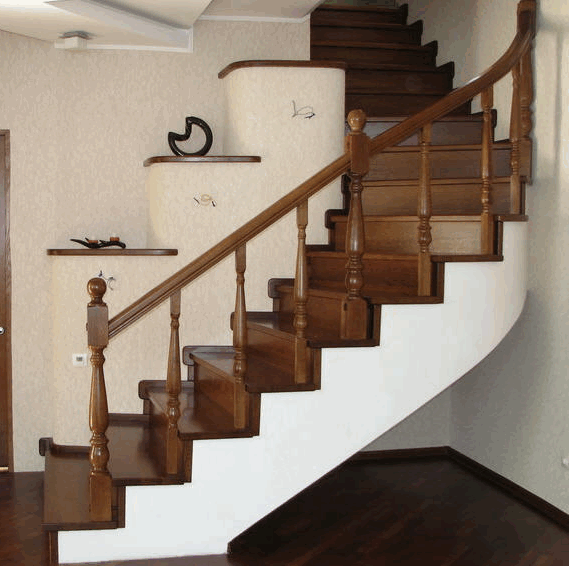 Лестница деревянная №12