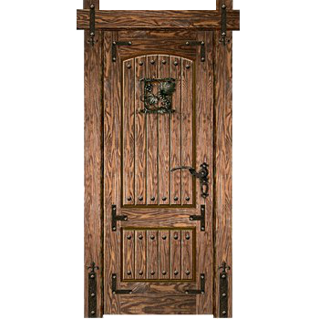 Деревянная дверь - РЕТРО